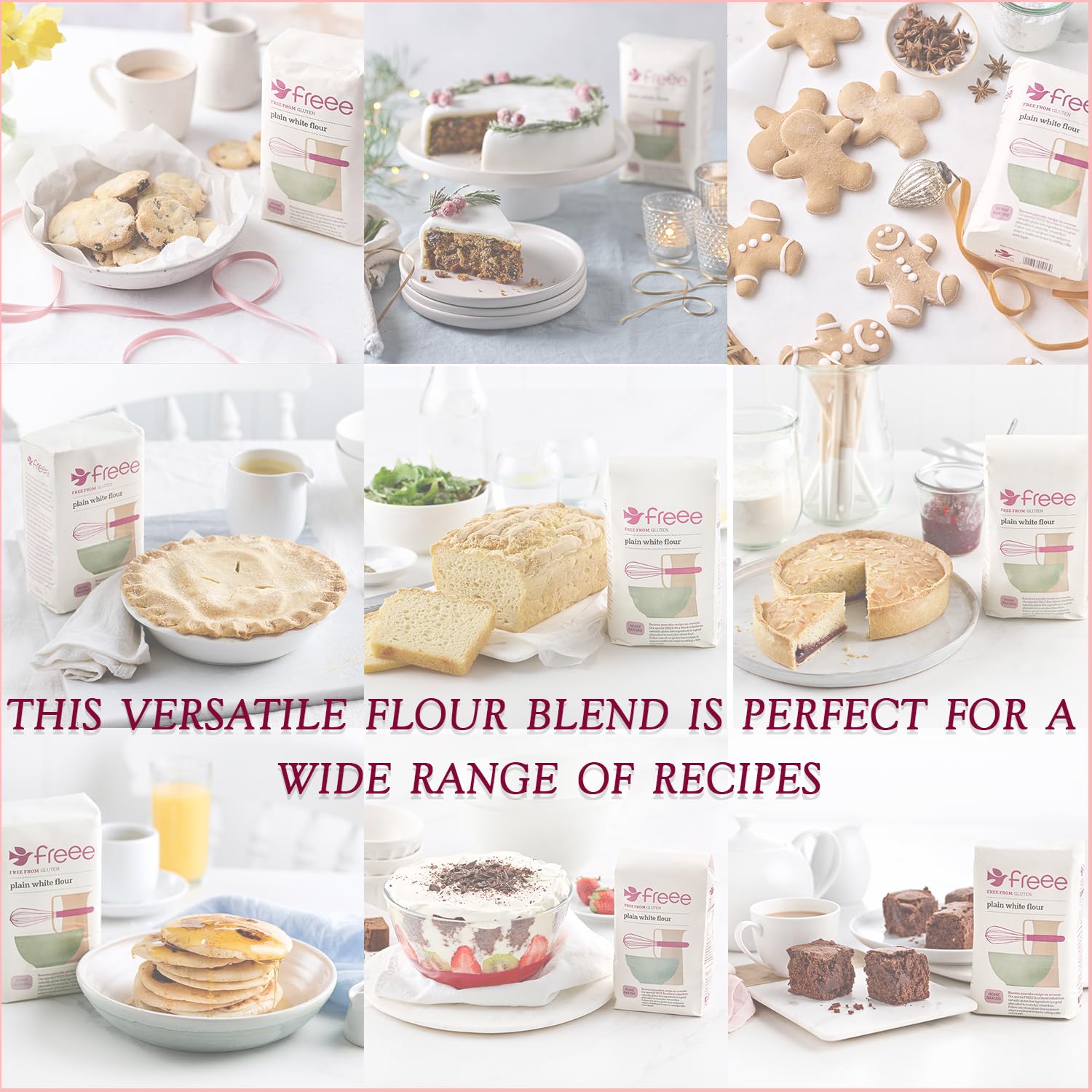 Freee kitchen pantry flour pack keeps your gluten-free baking ready.