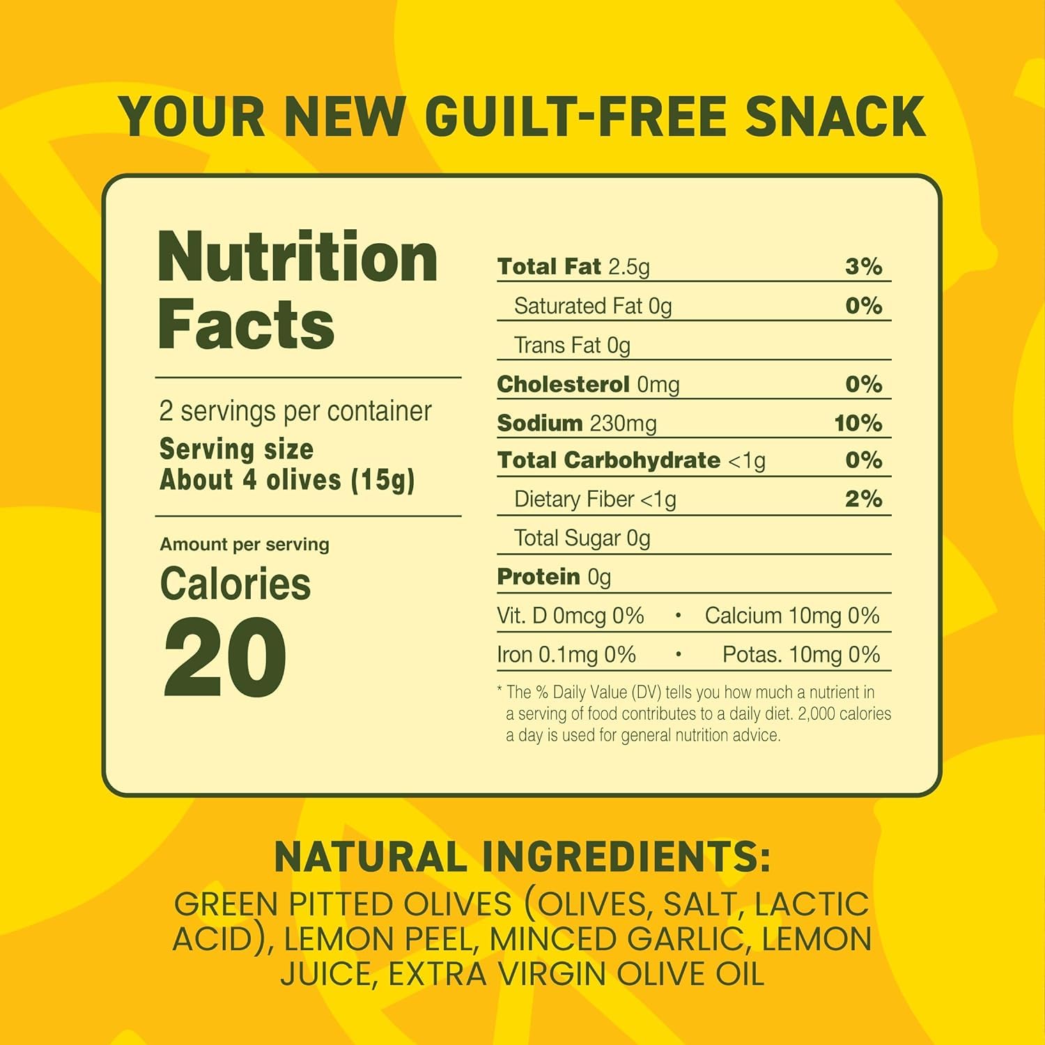 Freestyle Snacks empty pouch after enjoying a satisfying olive snack.