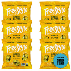 Freestyle Snacks lemon garlic olive snack pack for on-the-go flavor