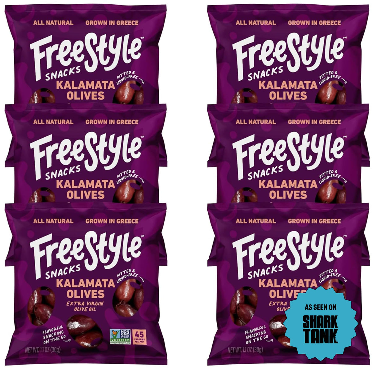 Freestyle Snacks Kalamata olives pouch for on-the-go snacking