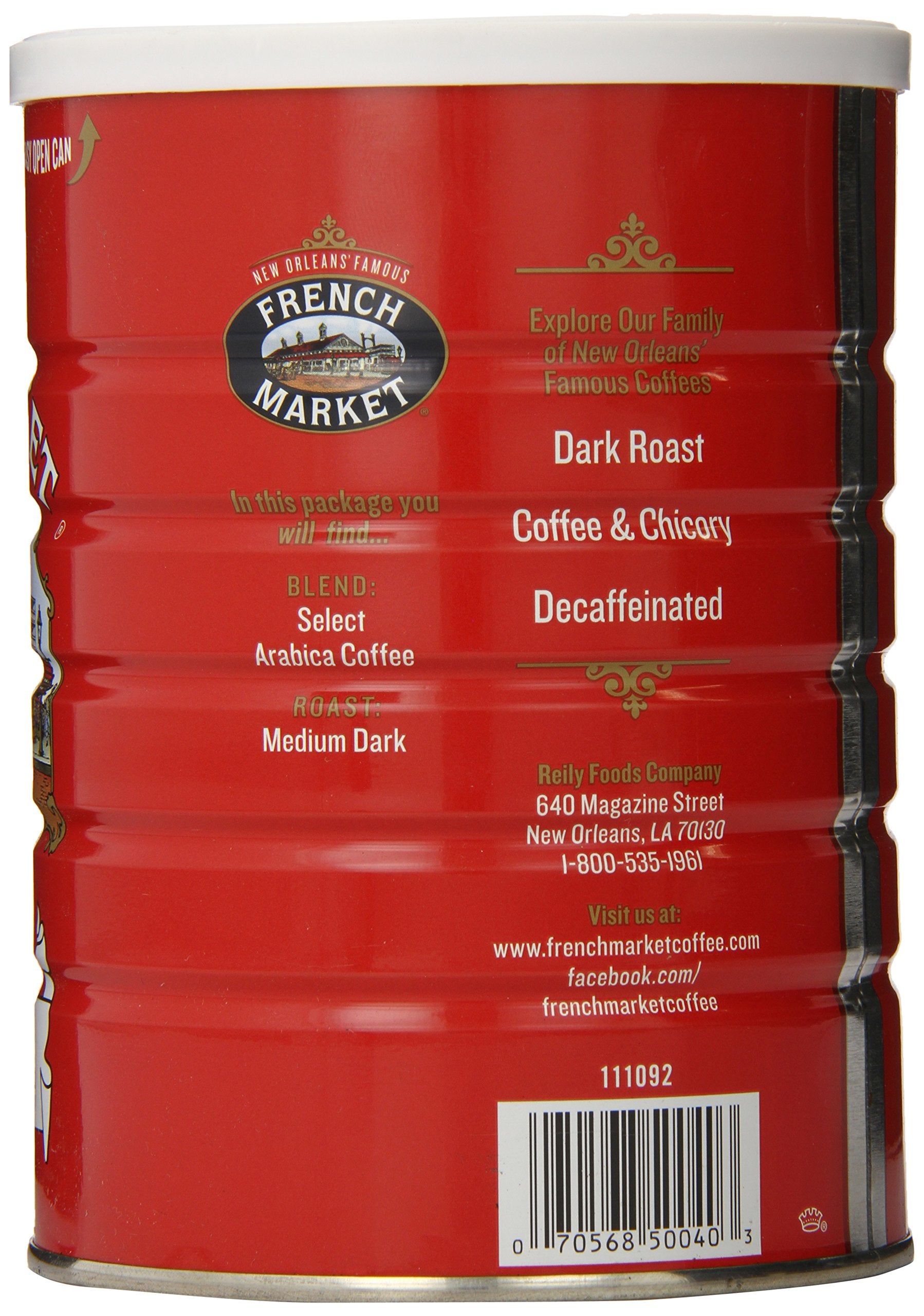 French Market Arabica beans highlight premium quality and clean aroma.