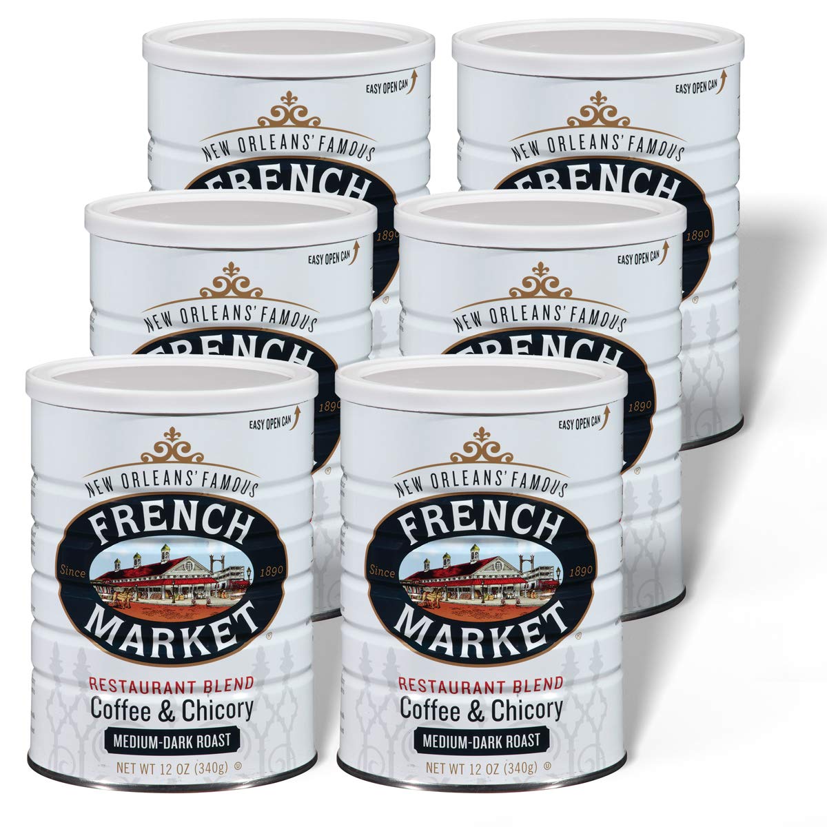 French Market Coffee & Chicory ground can — bold morning ritual.