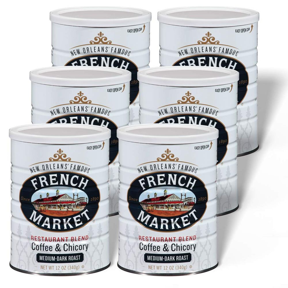 French Market Coffee & Chicory ground can — bold morning ritual.