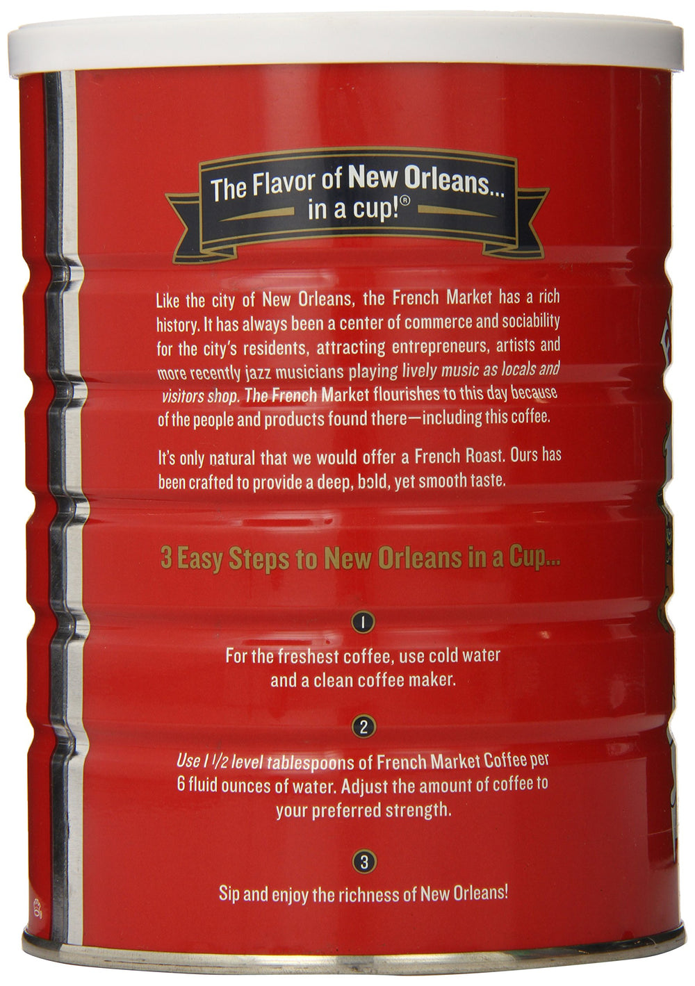 French Market small-batch roast captures crafted depth in every batch.
