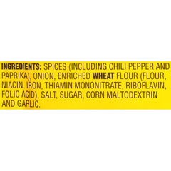 Close-up of French's Chili-O Onion spices and ingredients