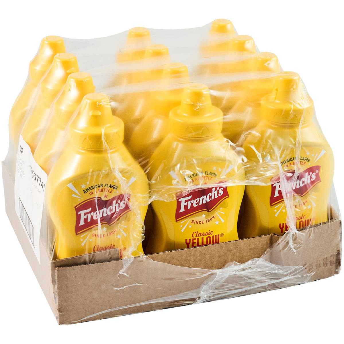 French's Classic Yellow Mustard bottle top ready for tabletop service