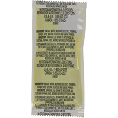 Single-serve 7g mustard packets ideal for grab-and-go meals