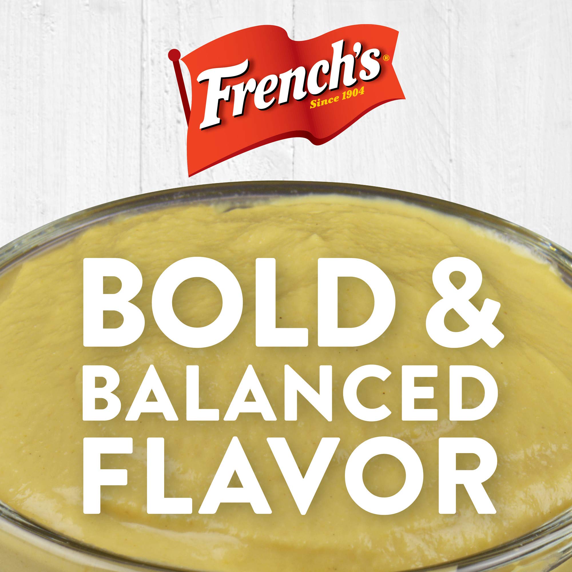 French's Dijon Mustard's light golden color enhances plated presentations.