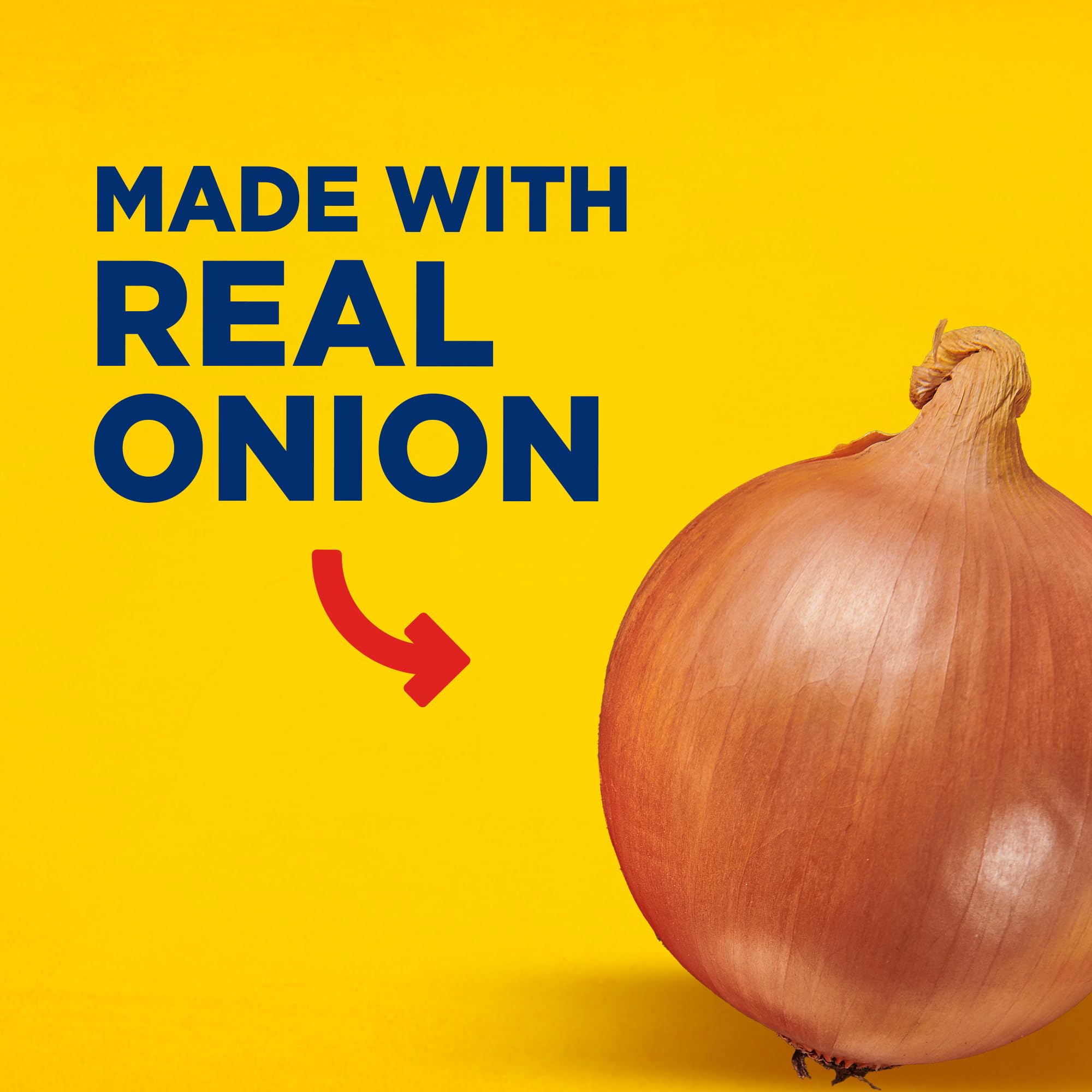 French's Original Crispy Fried Onions as a burger topping for extra crunch.