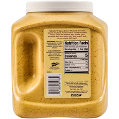 French's Spicy Brown Mustard pump dispensers enable quick topping in kitchens
