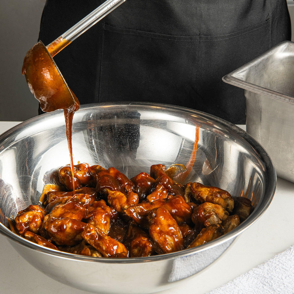 French's Sweet BBQ Sauce burger glaze delivers a radiant barbecue shine