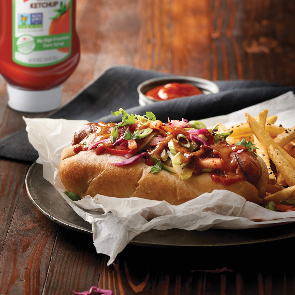 French's Tomato Ketchup with chicken fingers as a crowd-friendly dip