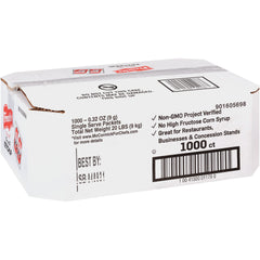 French's Tomato Ketchup Packets box front for easy bulk condiment stocking.