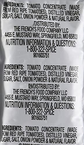 French's ketchup packets packaging display ideal for self-serve condiments.
