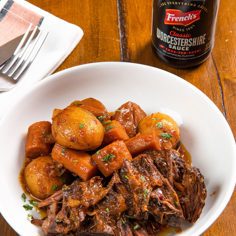 French's Worcestershire enhances hamburger flavor for savory meals