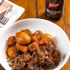 French's Worcestershire enhances hamburger flavor for savory meals