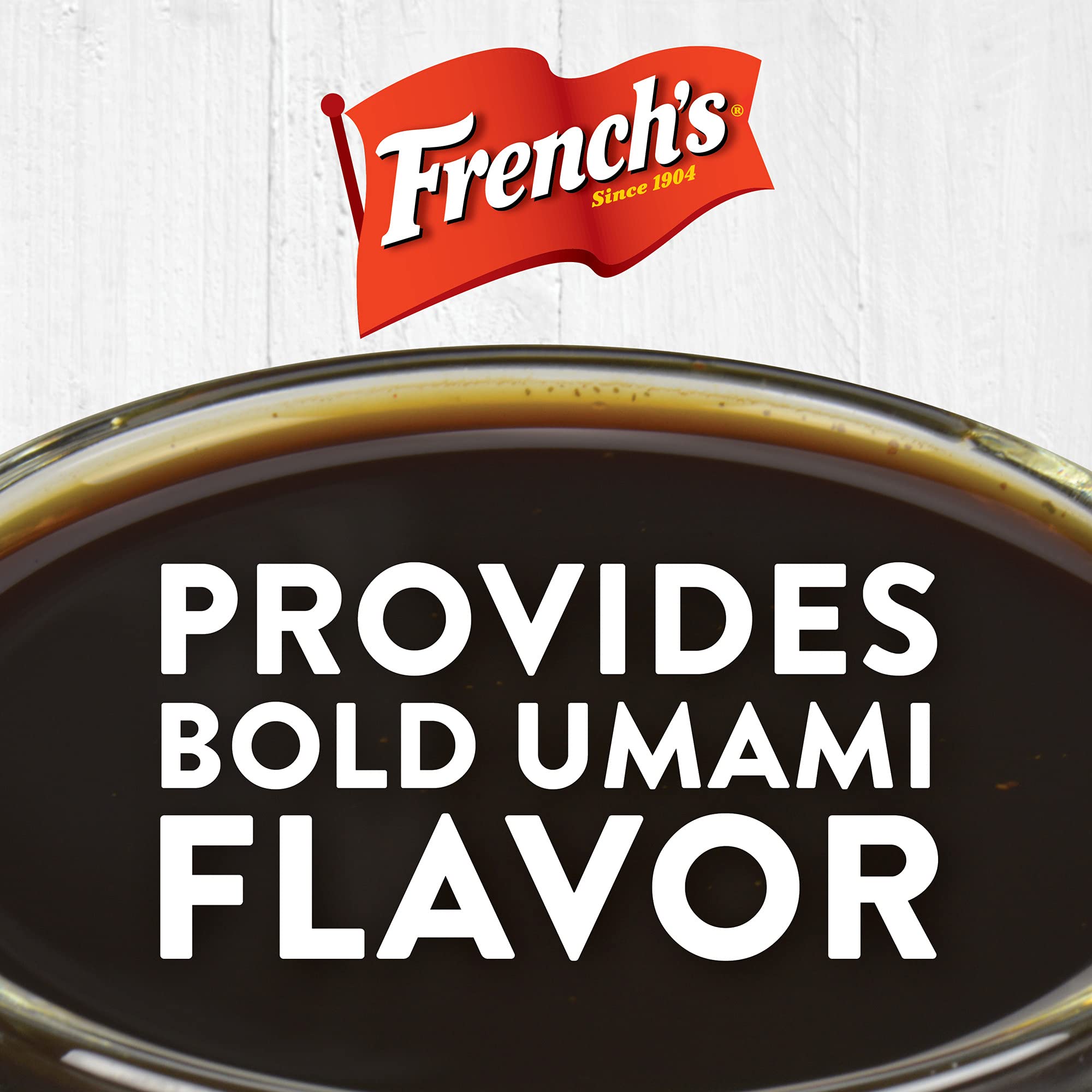 French's Worcestershire Sauce kosher-gluten-free 1gal for inclusive seasoning across dishes.