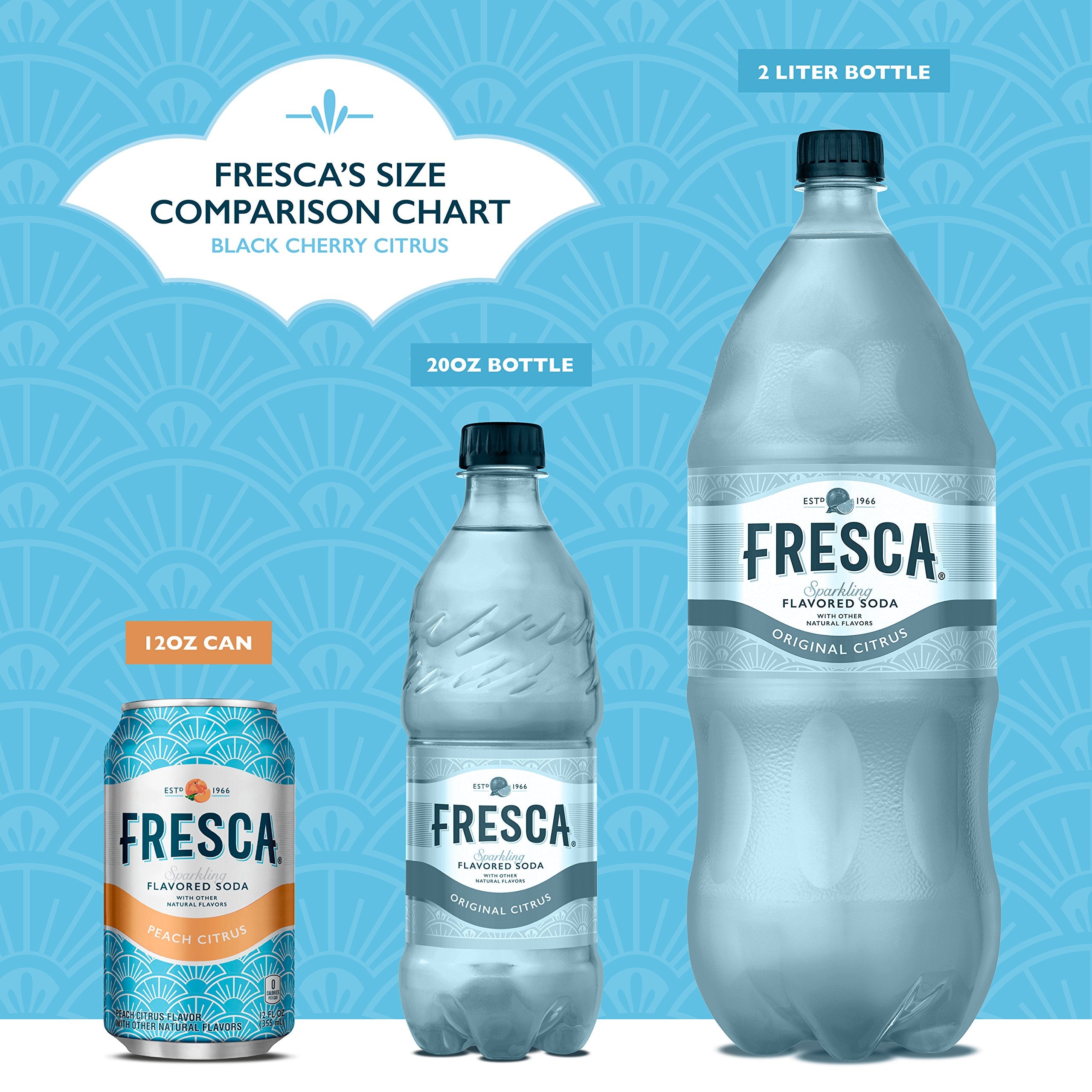 Fresca Peach Soda with grapefruit notes and peach aroma, ideal for a light sip.