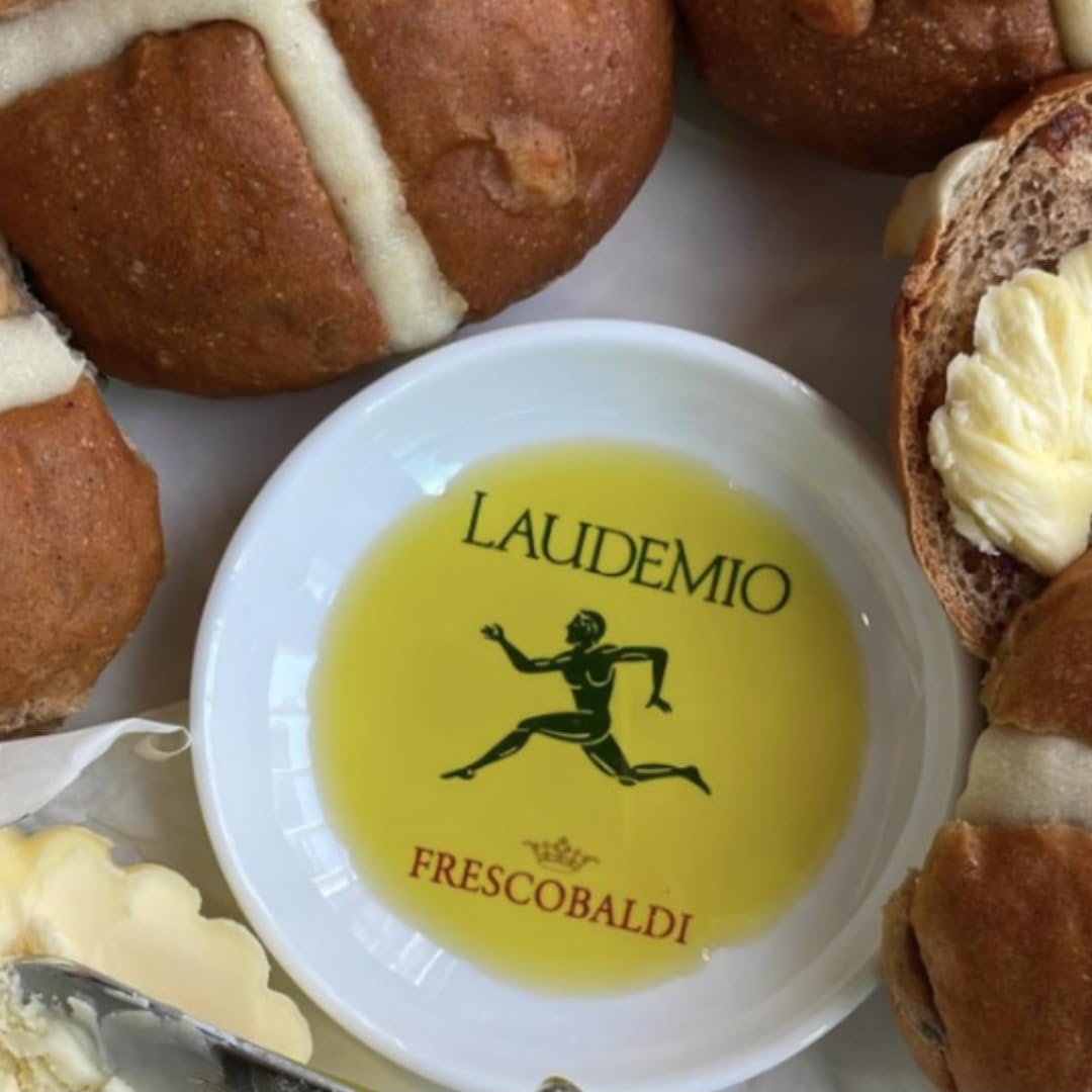 Frescobaldi Laudemio label showcases Tuscan heritage and craftsmanship.