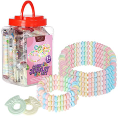 Fresh Finest candy bracelets bundle, colorful edible jewelry for snacking and sharing