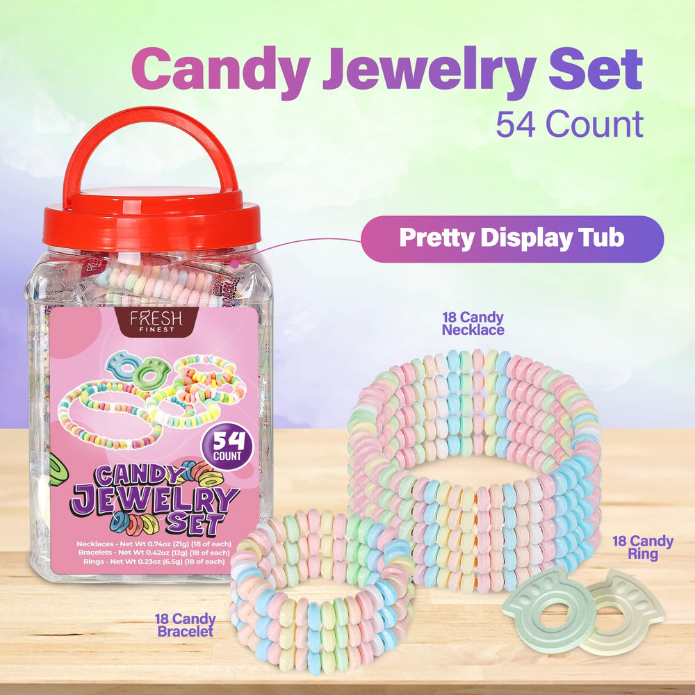 Fresh Finest candy rings bundle, fun edible jewelry perfect for gifting and parties