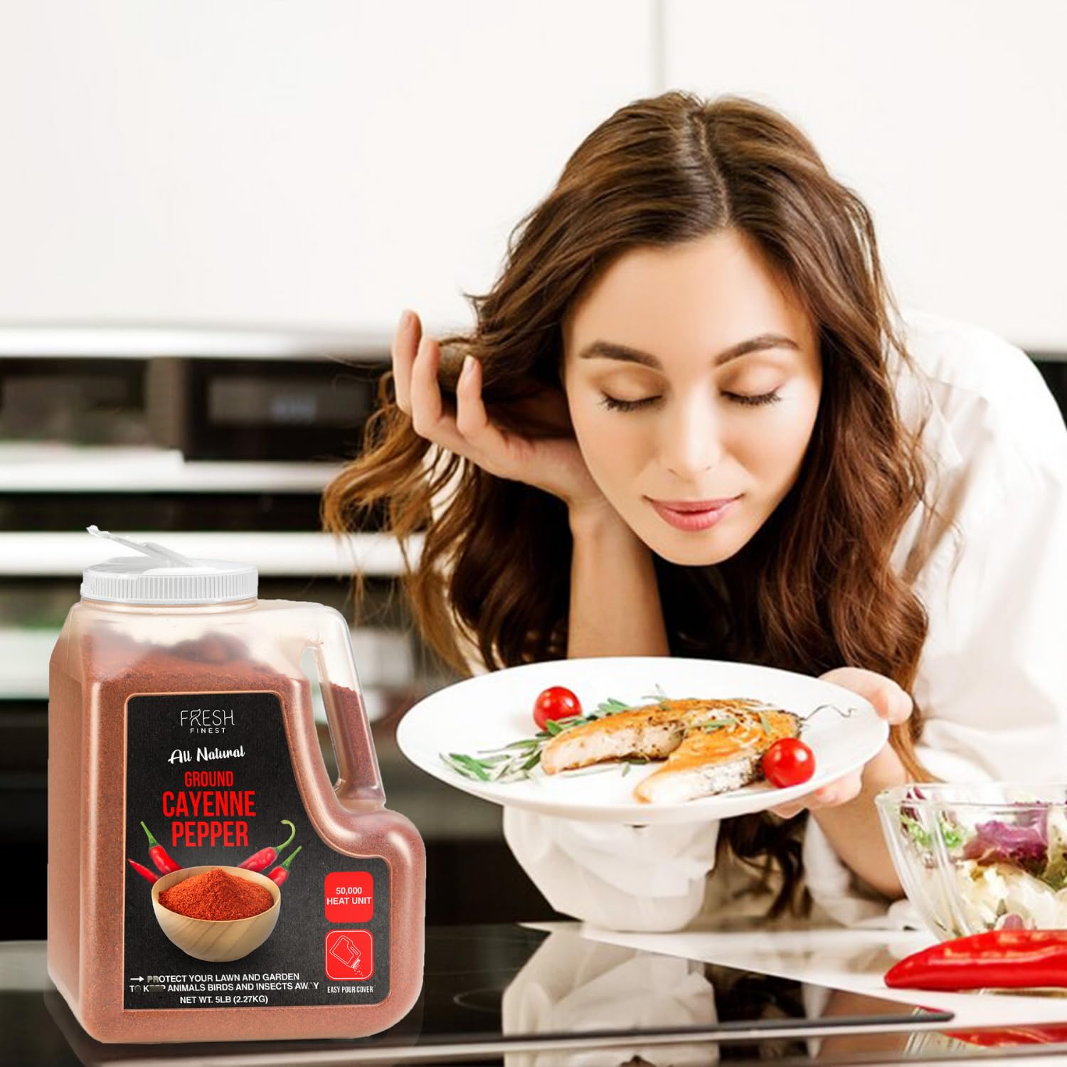 Fresh Finest cayenne powder bulk for commercial and home kitchens.
