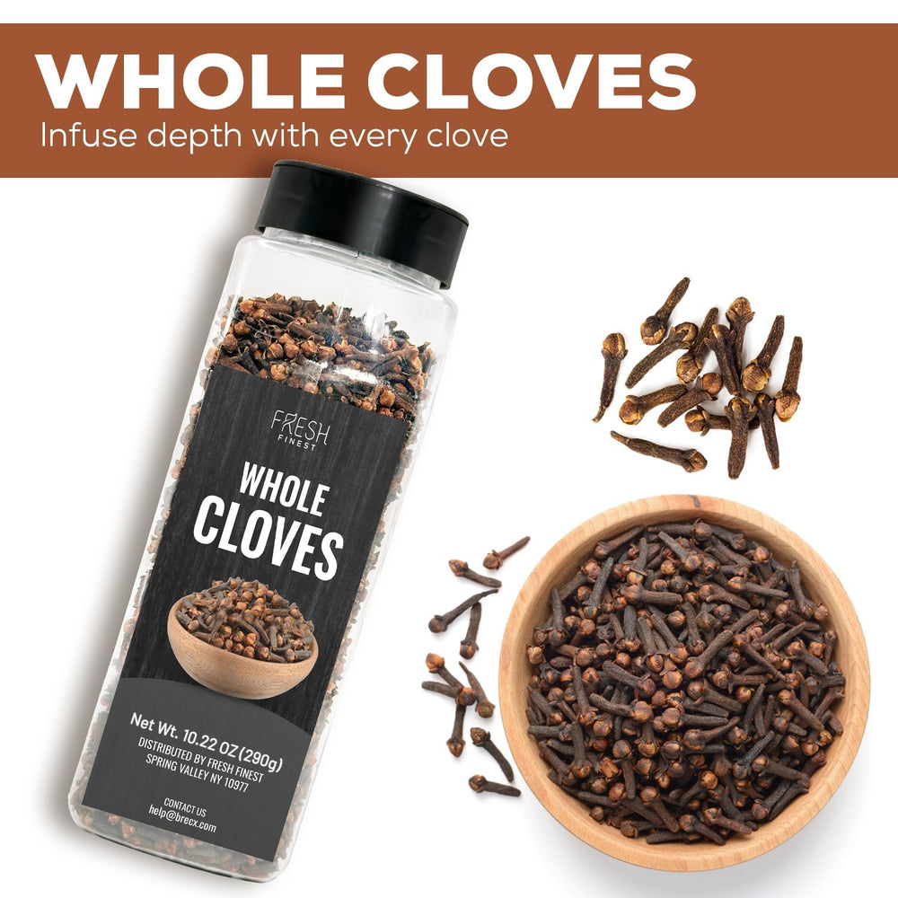 Fresh Finest whole cloves packaging stored for pantry and recipes