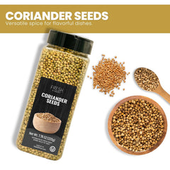 Fresh Finest coriander seeds kosher-certified quality for diverse recipes.