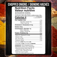Fresh Finest dehydrated onion flakes ideal for quick sauces and casseroles.