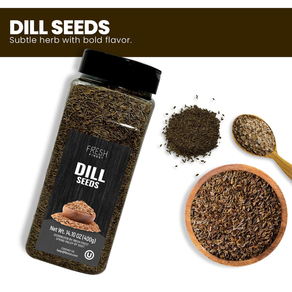 Fresh Finest dill seed used in dressings and salads for brightness