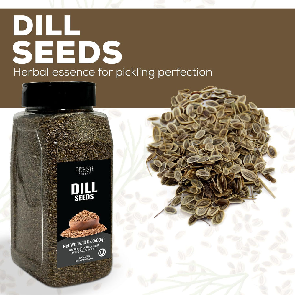 Fresh Finest dill seed ready for pickling to elevate tang