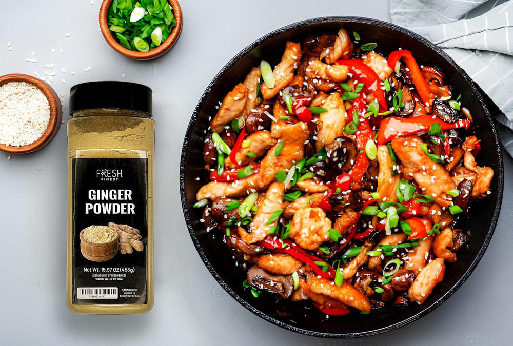 Fresh Finest Ginger Powder baked-goods enhances treats with fragrant ginger notes.