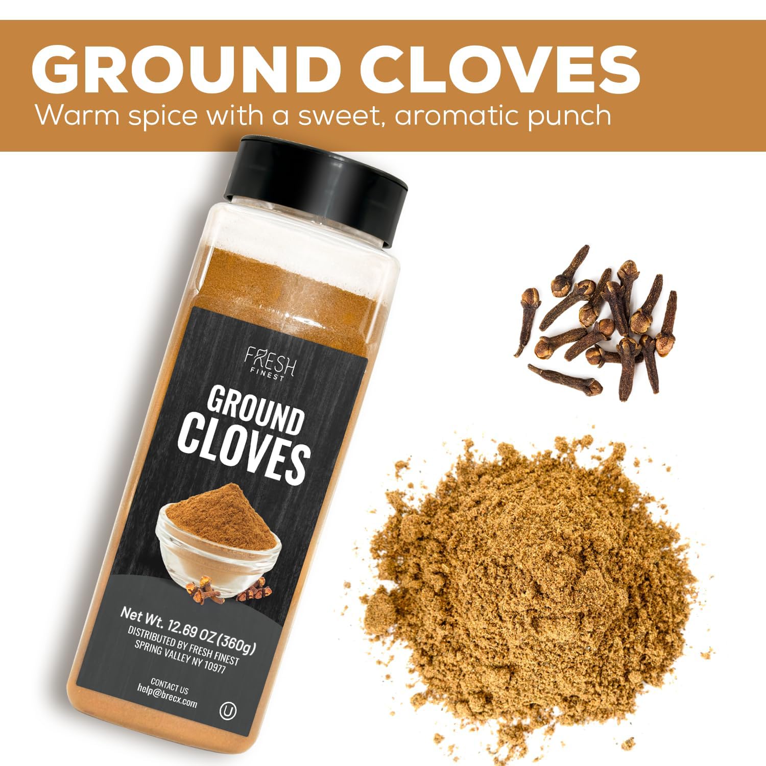 Fresh Finest ground clove in a bowl ready to flavor dishes