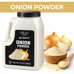 Fresh Finest onion powder pours easily for quick flavor boosts