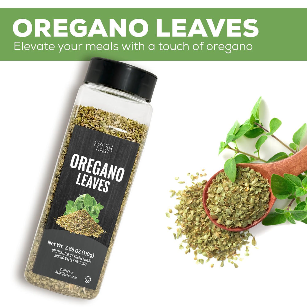 Fresh Finest oregano kitchen scene: versatile herb for sauces and pizzas.