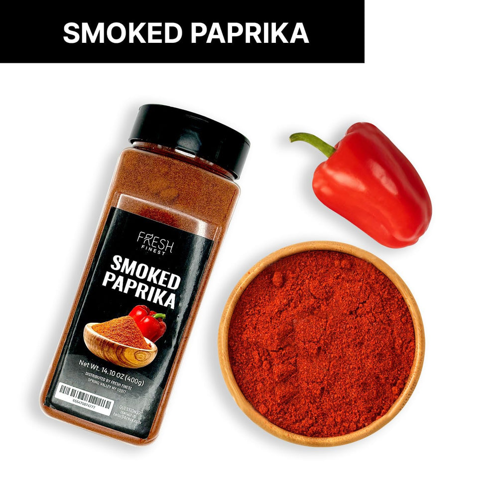 Fresh Finest smoked paprika dish with meat evokes smoky depth.