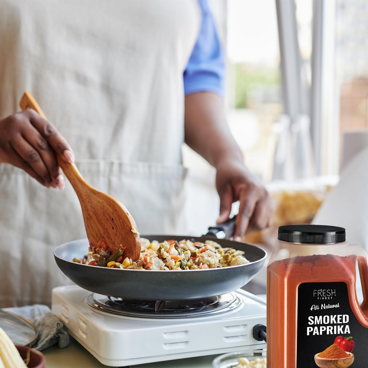 Fresh Finest smoked paprika for meat rubs and grilled dishes.