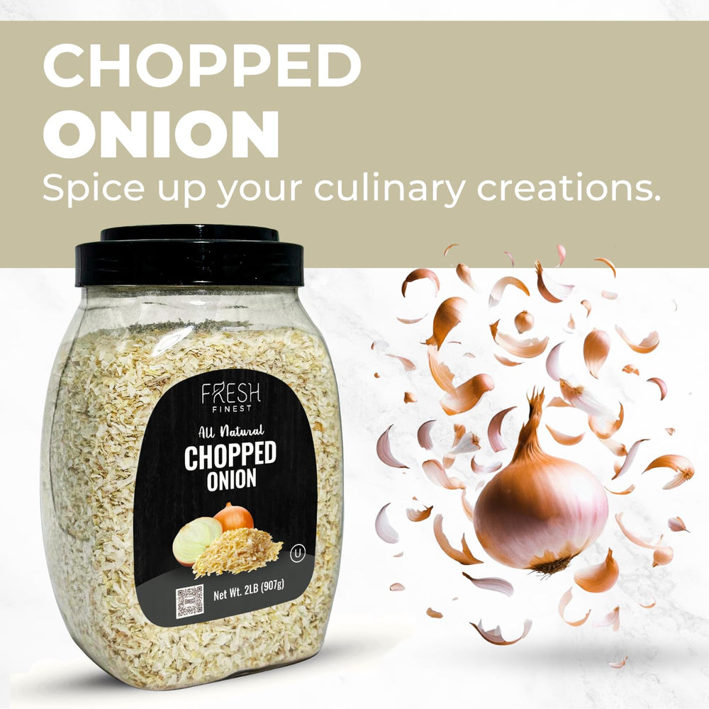 Fresh Finest onions shown for versatile uses in soups, stews, and sauces.