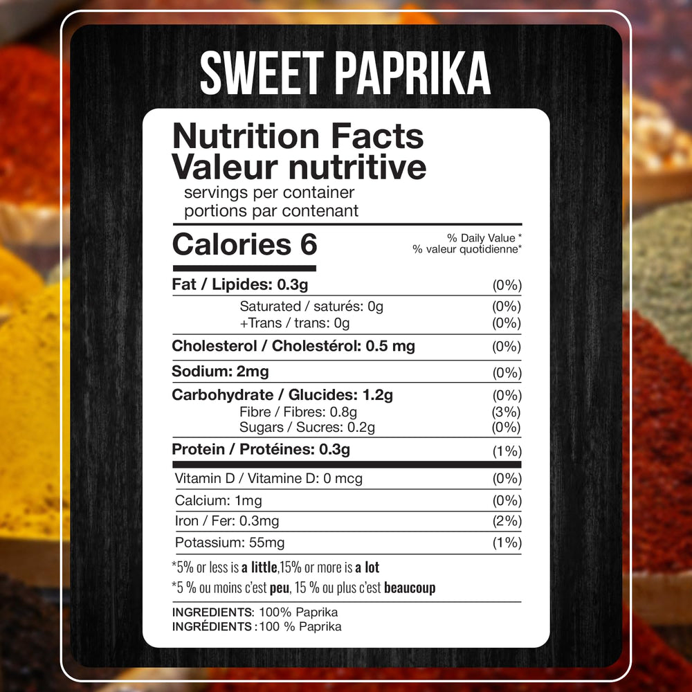 Fresh Finest sweet paprika ground powder adds vibrant color to meats and sauces in everyday cooking