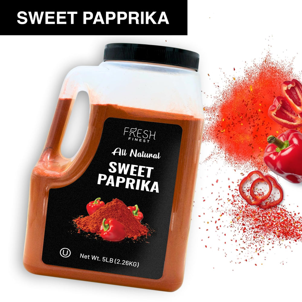 Fresh Finest sweet paprika comes without additives or preservatives for pure flavor