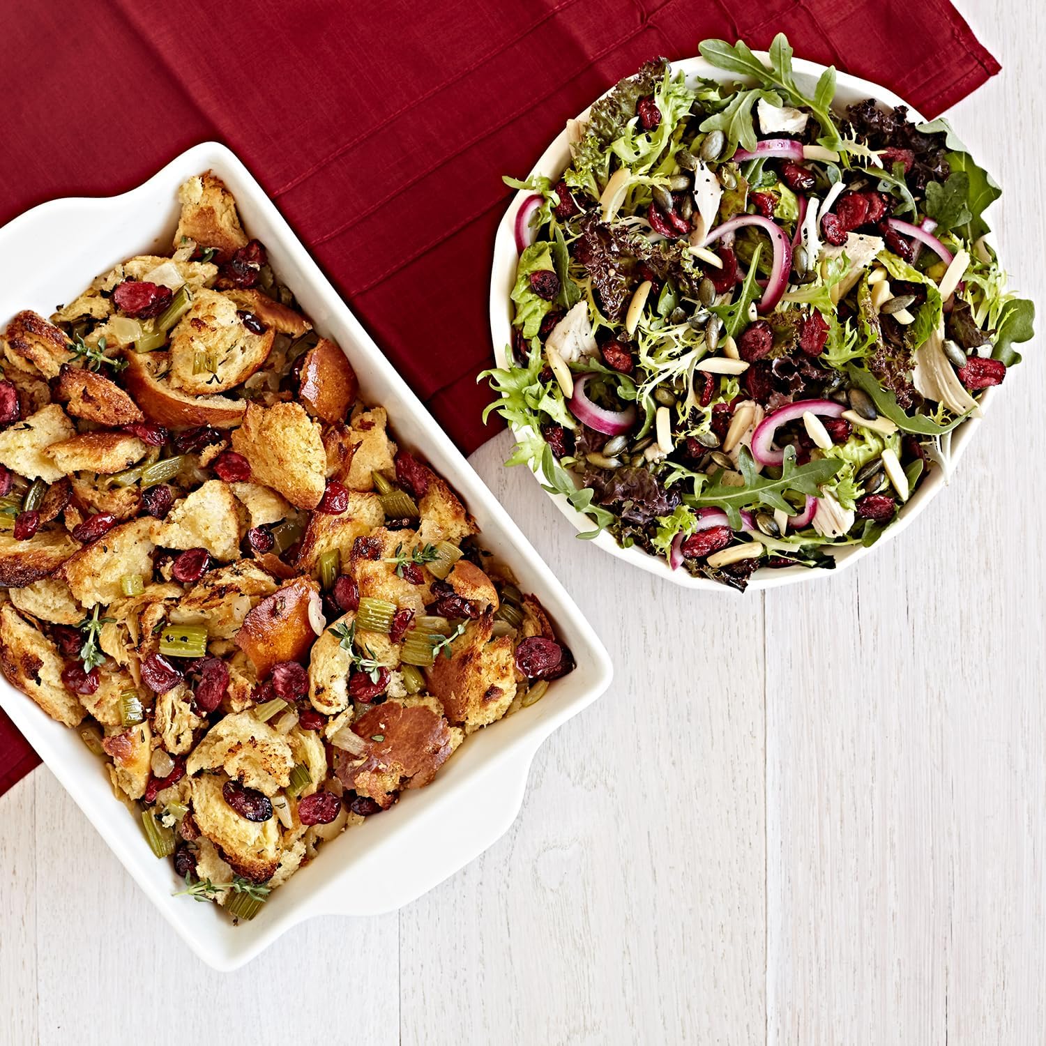Fresh Gourmet glazed-walnuts and cranberries resealable bag for freshness.