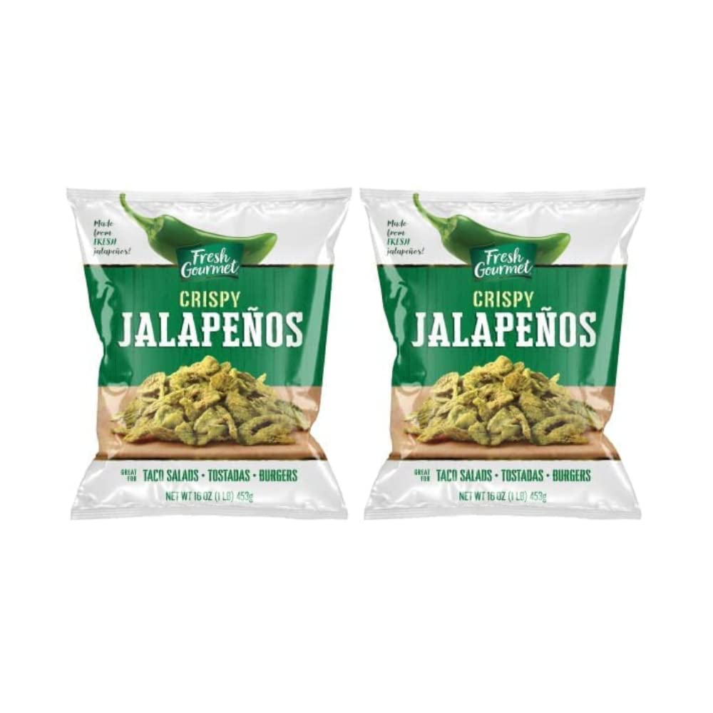 Fresh Gourmet crispy jalapenos in resealable packaging add bold crunch to meals.