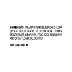 Fresh Gourmet crispy jalapenos on salad add texture and heat.