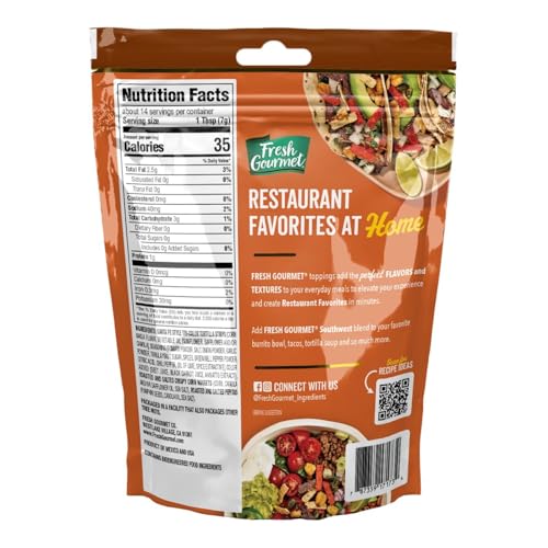 Fresh Gourmet Savory Southwest Crunch packaging front ready for meals