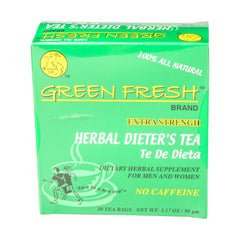 Green Fresh Tea uses Malva Verticellata and Senna as natural ingredients.