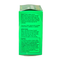 Green Fresh Extra Strength Herbal Dieters Tea tea bags arranged for daily caffeine-free brewing.