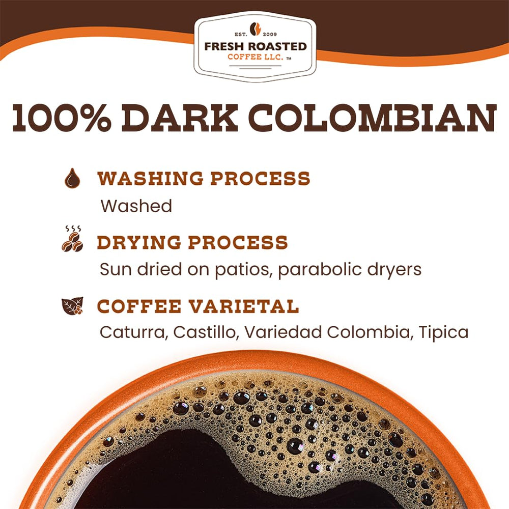 Fresh Roasted Coffee ideal for drip, pour-over, or French press.