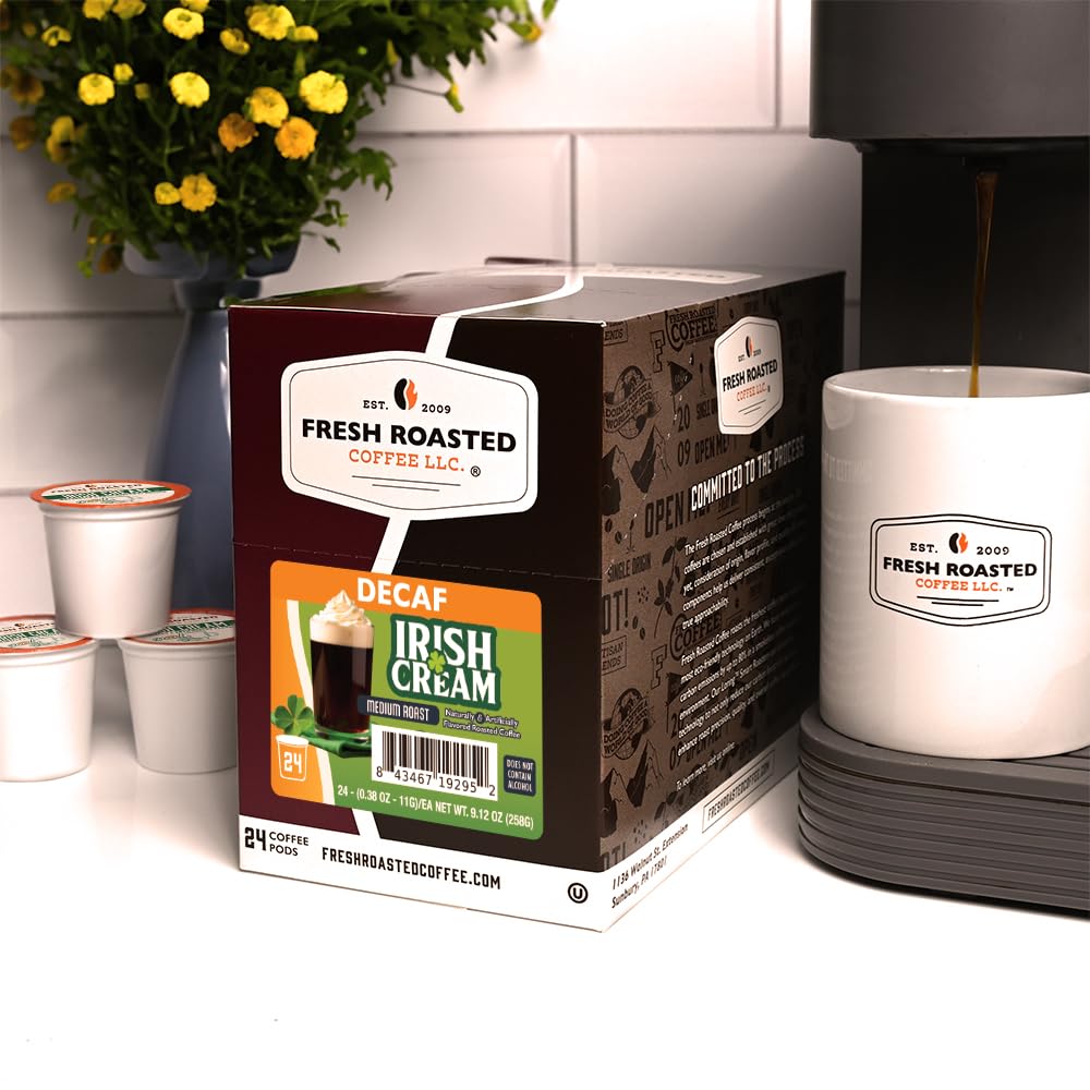 Fresh Roasted Coffee compostable grounds and filter support waste-free enjoyment.