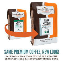 Fresh Roasted Coffee dark Mexican steaming cup invites cozy mornings