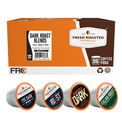 Fresh Roasted Coffee dark roast variety pack K-Cup for quick mornings.
